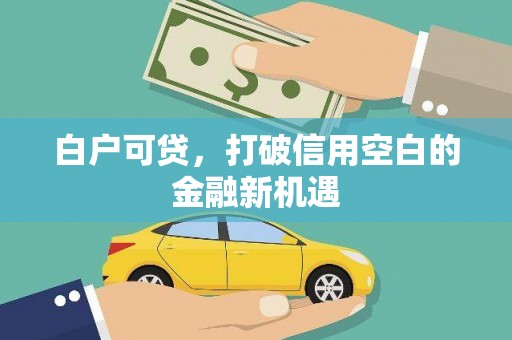 色达白户可贷，打破信用空白的金融新机遇