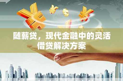 海晏随薪贷，现代金融中的灵活借贷解决方案