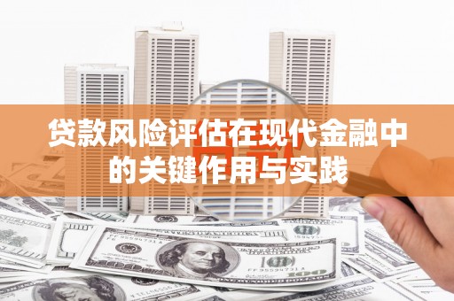 雨花贷款风险评估在现代金融中的关键作用与实践