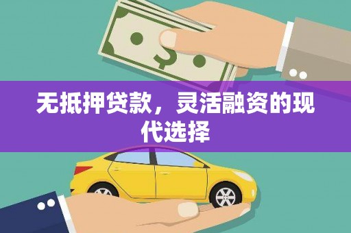 琅琊无抵押贷款，灵活融资的现代选择