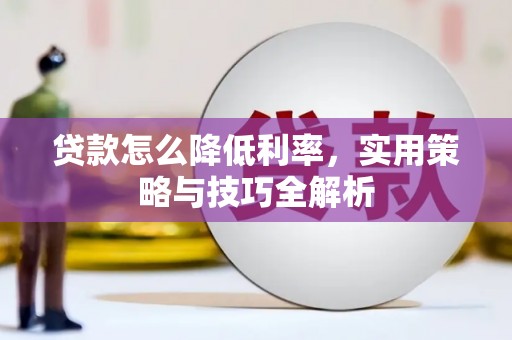 广南贷款怎么降低利率，实用策略与技巧全解析