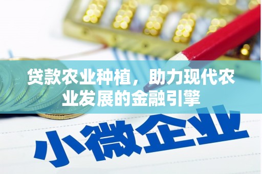 长滨贷款农业种植，助力现代农业发展的金融引擎