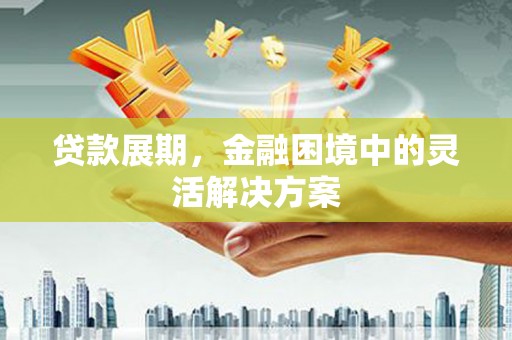 梓官贷款展期，金融困境中的灵活解决方案