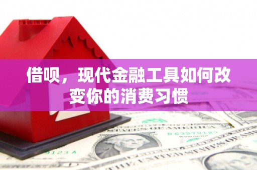 宜黄借呗，现代金融工具如何改变你的消费习惯