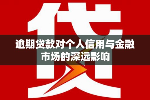 东至逾期贷款对个人信用与金融市场的深远影响