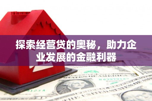 金沙探索经营贷的奥秘，助力企业发展的金融利器
