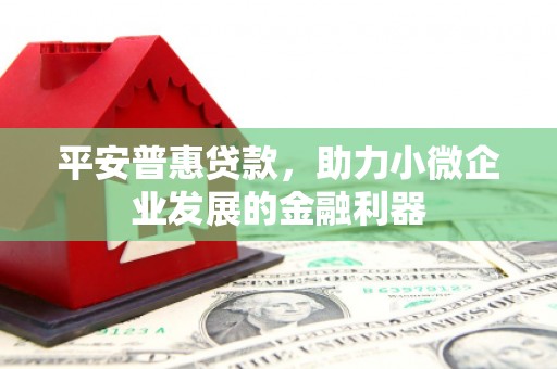 深州平安普惠贷款，助力小微企业发展的金融利器